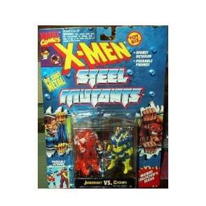  X Men Steel Mutants Juggernaut vs. Cyclops Die Cast Action 