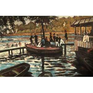  La Grenouillere by Claude Monet