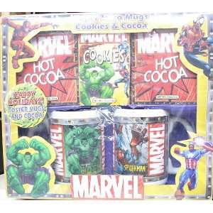  Marvel Super Hero Mugs Cookies & Cocoa Set: Toys & Games