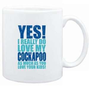   White  YES! I REALLY DO LOVE MY Cockapoo  Dogs: Sports & Outdoors