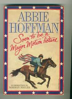 ABBIE HOFFMAN signed autographed book thumb print !!  