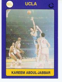 1991 Kareem Abdul Jabbar UCLA Bruins card #33 LA Lakers  