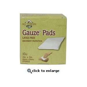  Gauze Pads, 2 X 2, 10 pc ( Double Pack) Health 