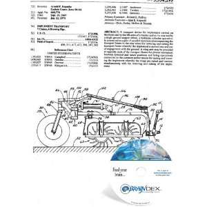  NEW Patent CD for IMPLEMENT TRANSPORT 