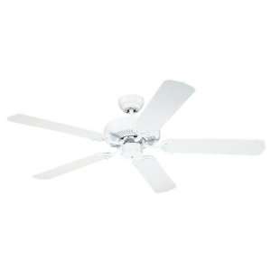   Blade Ceiling Fan in White with White Wash and Pine Finish Reversible