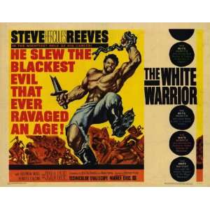  The White Warrior   Movie Poster   11 x 17