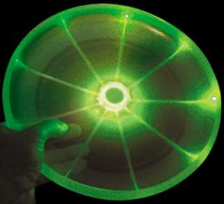 Green Flashflight Ultimate Frisbee Light Up LED Disc  