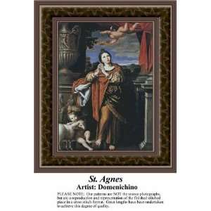  St. Agnes, Cross Stitch Pattern PDF Download Available 