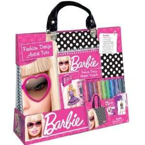 Barbie Fashionista Artist Tote Set Carrying Case with Art supplies 