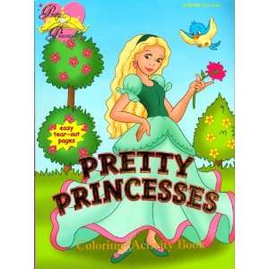   Pretty Princesses Coloring & Activity Book ~ Green Dress: Toys & Games
