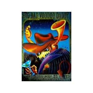  Big Bad Voodoo Daddy, Wall Poster, 24x34: Home & Kitchen