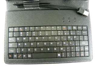 USB Wired keyboard 7 Leather With Case for Tablet PC  