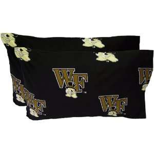  Wake Forest Printed Pillow Case   King   (Set of 2 