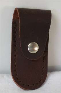 Leather Knife Sheath Handmade Brown Leather Pocket Knives New Hunting 