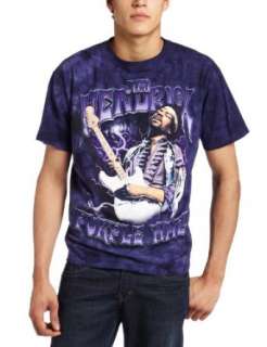    Liquid Blue Young Mens Jimi Hendrix Purple Haze T Shirt Clothing