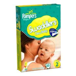  Pampers Swaddlers Diapers Mega Pack    size size 2 Baby