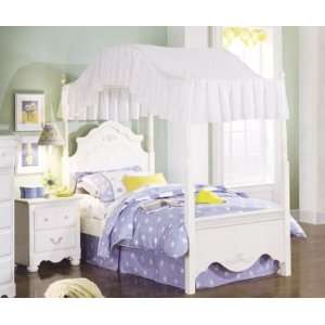  4081A Diana Full Size Four Poster Canopy Bed in Cottage 