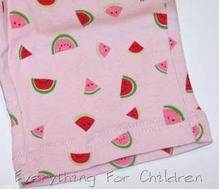 Girls GYMBOREE Summer Picnic pants NWT watermelon pink  