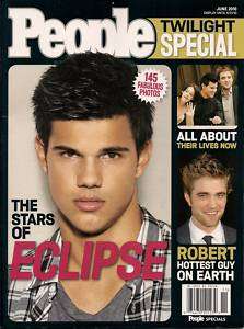 TAYLOR LUTNER TWILIGHT ECLIPSE NEW SPECIAL PEOPLE STARS  