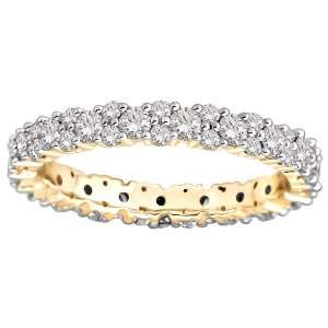   Eternity Ring (3.00 cttw, G H Color, VS1 VS2 Clarity), Size 6: Jewelry