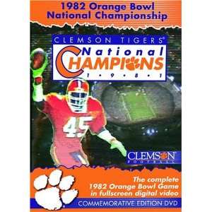  1982 Orange Bowl National Championship Game DVD 