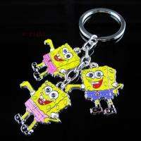 Lovely SpongeBob SquarePants Mascot Decoration metal key chain K61 