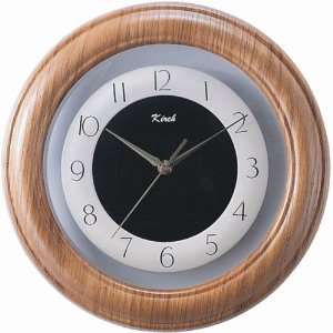   Wood 12inches wall clock floating dial[1201Oak]