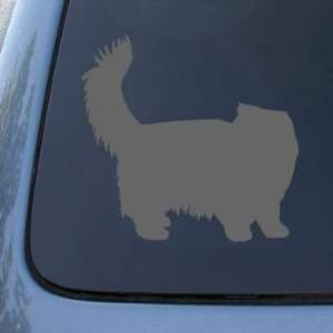 PERSIAN   Cat   Vinyl Car Decal Sticker #1544  Vinyl Color: Silver