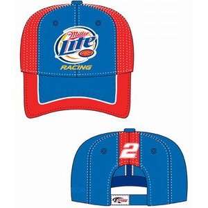 Kurt Busch Miller Lite Red/Blue Team Hat