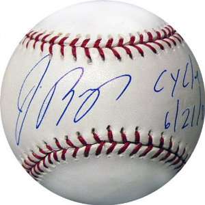  Jose Reyes Autographed Baseball with Cycle, 6/21/06 
