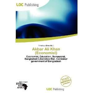  Akbar Ali Khan (Economist) (9786200828729) Timoteus Elmo Books