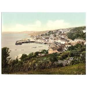  Photochrom Reprint of St. Mawes, near Falmouth, Cornwall 