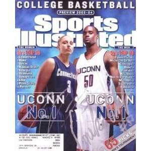 Emeka Okafor & Diana Taurasi (UCONN) autographed Sports Illustrated 