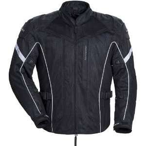    TOURMASTER SONORA AIR TEXTILE JACKET BLACK/BLK MD TALL Automotive