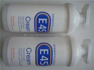 E45 DERMATOLOGICAL CREAM TREATMENT FOR DRY ITCHY SKIN LARGE 2X 500 
