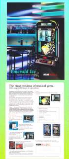 EMERALD ICE WALL NSM CD Jukebox Advertising Flyer  