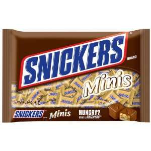 Snickers Minis Chocolate Bar Bag 11.5 oz  Grocery 