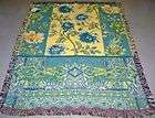 cottage fair floral tapestry afghan throw april cornell expedited 