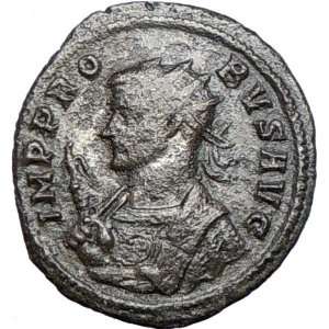   278AD Rare Authentic Ancient Roman Coin SOL SUN God Quadriga Horses