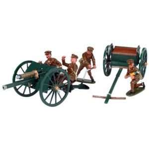  41105 British 18 PDR Gun, Limber & 4 Man Detachment Toys 