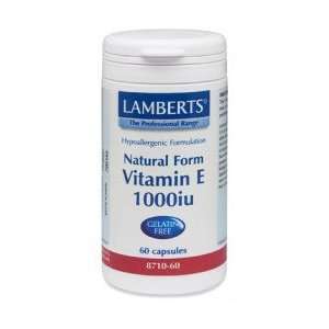  Lamberts Lamberts, Vitamin 1000 iu, 60 Capsules. Beauty