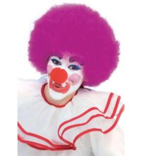 Clown Curly Afro Adult Costume Purple Wig *New*  