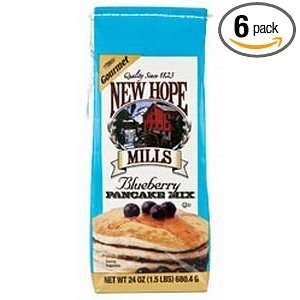 New Hope Mills Mix, Pancake, Blueberry, 1.50 Pound (Pack of 6)  