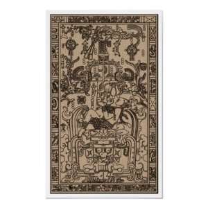  Pacals Sarcophagus   Ancient Mayan Spaceship Posters 