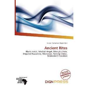 Ancient Rites [Paperback]