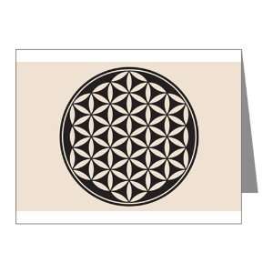    Note Cards (20 Pack) Flower of Life Peace Symbol: Everything Else