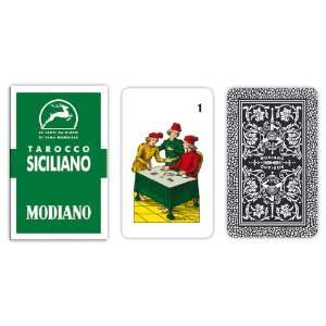  Tarocco Siciliano   Sicilian Tarot Cards: Toys & Games