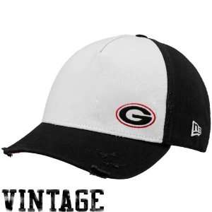 New Era Georgia Bulldogs Ladies Black Simple Logo Adjustable Vintage 