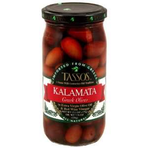Tassos, Olive Kalamata In Oil Ving, 13 Ounce (6 Pack)  