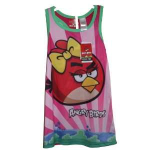 Licensed Rovio Angry Birds Toddler Girl Nightgown Sleepwear Dress Set 